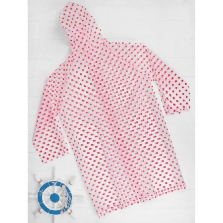 Political raincoat, red, universal size-3