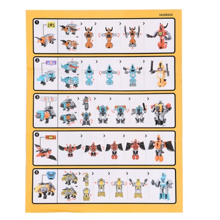 The set of robots "Attack of the St. John's wort", 5 pieces, gather in one-10
