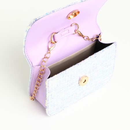 Baby bag on a valve, lilac color-2