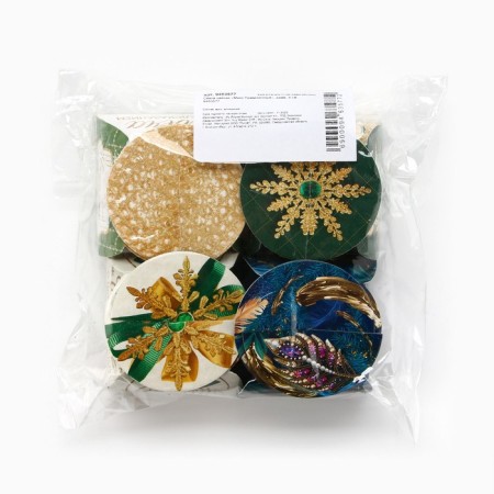 Tea candle "Festive", d = 4 cm, mix-26