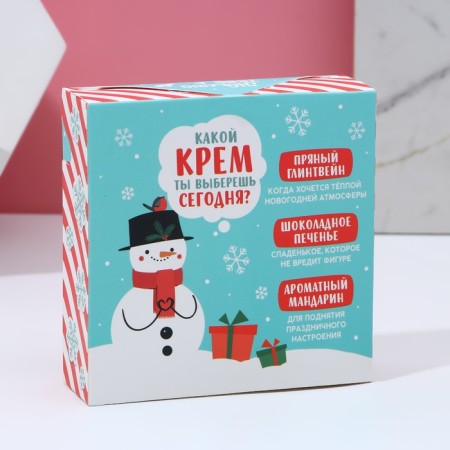 Gift set of cosmetics, hand cream, 3 x 30 ml, new year-19