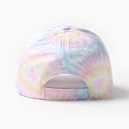 Cap for girls Minaku "Tie-Dye" Lilac color, river 52-2