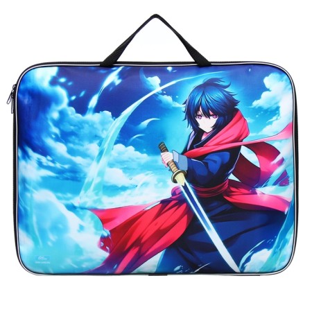 Folder A3 with handles Textile 20 mm 470*350 mm Calligrata Mal "Warrior"-1
