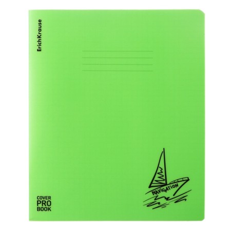 Notebook of 48 sheets in the Erichkrause CoverProbook Motion cage, with layer. cover, green,-2