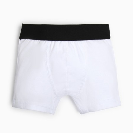 Panties for the boy Minaku boxers are white, height 98