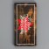 Chocolate box, confectionery packaging, “February 23”, with a window, 17.3 x 8.8 x 1.5 cm