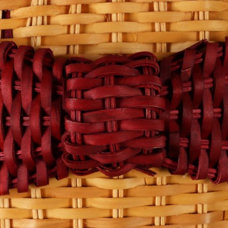 Wicker basket, 21 x 15 x 15/28 cm, sequoia-5