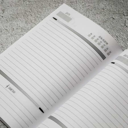 Diary "Symphony", soft cover of software, A5, 80 sheets.-1