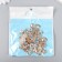 Decor for creativity Plastic "Hearts on the Bange" set of 12 pcs 3.3x3.3 cm