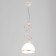 Lamp Bayerlux 59301/1 E27 40W white with a golden patina 15.5x15x32 cm