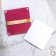 Invitation to the wedding Carved "Love forever...", burgundy color