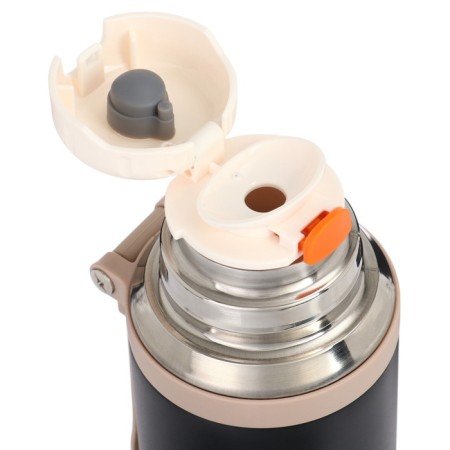 Thermos, 600 ml, Drink retains heat 10 hours, black-4