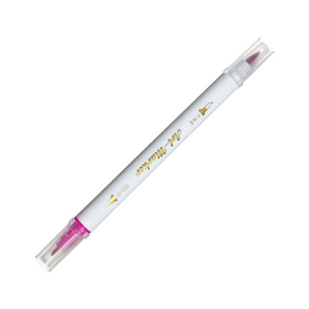 Set of markers 12 colors, bilateral, cystic and beveled tips-8