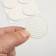 Furniture round tundra, d = 38 mm, 8 pcs., Polymer, white