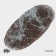 Glass Serving Magistro "Marble", 23.5 × 11 × 0.8 cm, black color