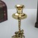 Climb "Angel" per 1 candle, brass 9x9x24 cm