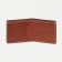 Male purse, department for cards, brown color
