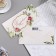 Money envelope "Congratulations!" Flowers, 17.1x8 cm