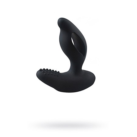 Prostate stimulator Levett Titus, with a remote control, black, 13 cm