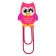 The bookmark is large 11 cm "owl", mix