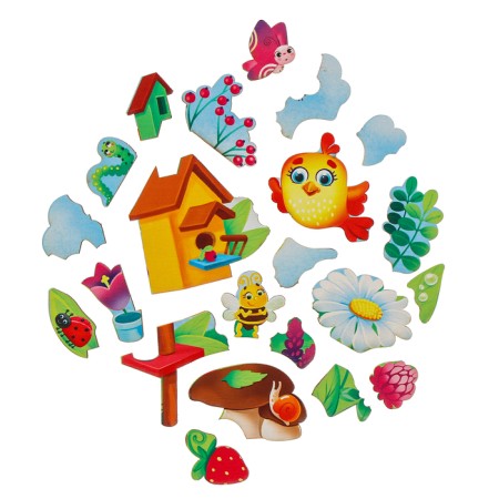 Головоломка «На полянке»-8