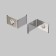 Set of mounts for the profile alm008s, 10 pcs