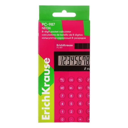 Pocket Pocket 8-units Erichkrause PC-987 Neon, pink-5