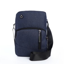 Male bag, blue color