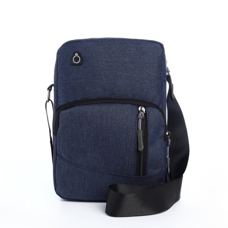 Male bag, blue color