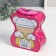 Piggy bank Metal "elegant mouse" mix 14.5x7.2x17.1 cm