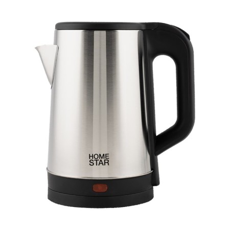 Electric kettle Homestar HS-1041, metal, 1.8 l, 1500 watts, silver-black-1