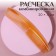 Combined comb, 20 × 4 cm, amber color