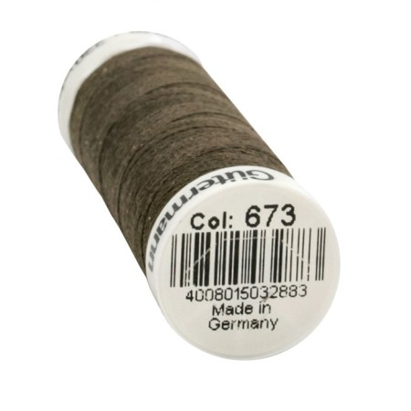 SEW-HALL thread for all materials, 200 m, 748277 (673 Turkish Coffee)-1