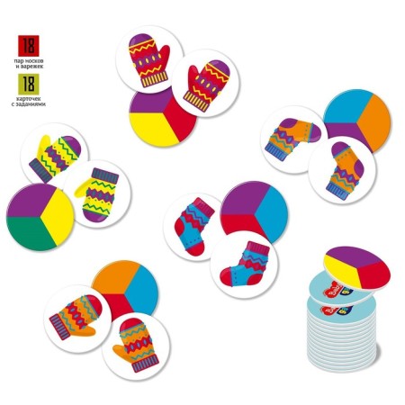 Board game "mittens, socks"-2