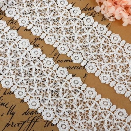Hypure lace, 80 mm × 6.8 ± 0.5 m, white color-1