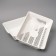 Deep toilet with a mesh of 36 x 25 x 9 cm, white