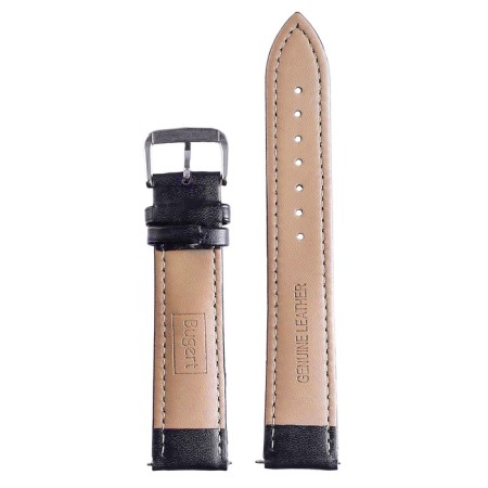 Solomon watch strap, 20 mm, genuine leather, L-20 cm, black-6