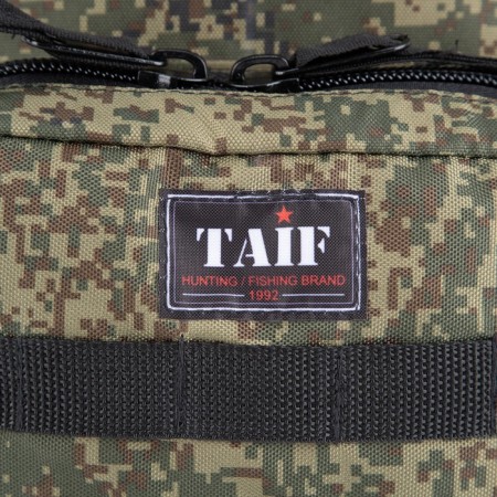 Tactical backpack, TAIF, 40 l, lightning department, 2 outer pockets, camouflage color/green-10