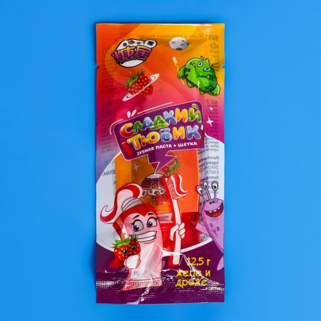 Jelly and sugar dragee "Sweet tube", 12.5 g-3