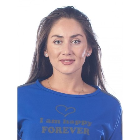 Women's costume I am happy former, size 52, blue color-4