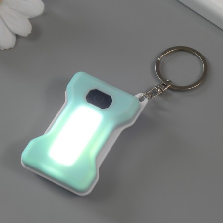 Light light on the ring of "pale blue" shines, flashes, aaah2 pcs 3.7x5.2x1.5 cm-4