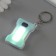 Light light on the ring of "pale blue" shines, flashes, aaah2 pcs 3.7x5.2x1.5 cm