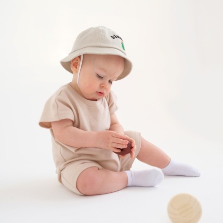 Pesnopher-football cap for children's minku, beige color, height 86-92 cm-1