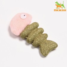 A toy for cats from pressed cat mint 