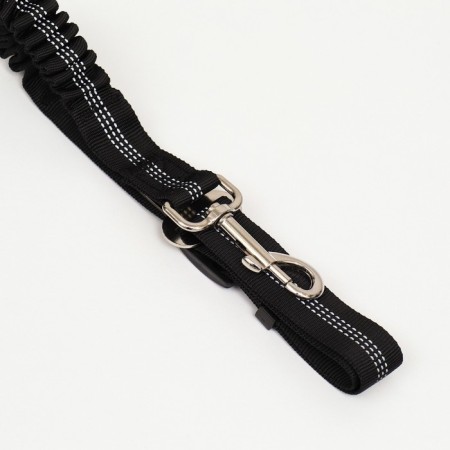 Dog safety belt, shock-absorbing, 75-85 x 2.5 cm, black-6