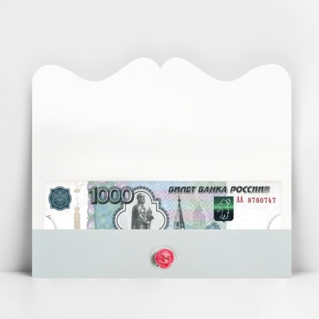 Money envelope "Real flowers" Formation, 17.5 x 8 cm-3