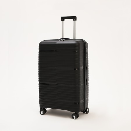 Big suitcase 28 ", lightning department, code castle, 4 wheels, black color