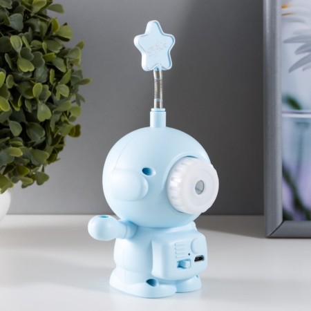 Table lamp "Astronaut with a star" MIX LED 3W USB AKB 9x7x19 cm Risalux-12