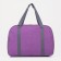 Road bag with lightning, external pocket, suitcase holder, lilac color
