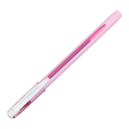 A set of ballpoint pens UNI JetStream SX-101-07FL, 0.7 mm, blue rod, pink case, 3 pieces-2